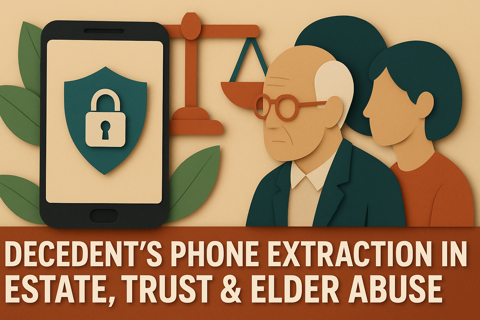 Decedent’s Phone Extraction in Estate, Trust & Elder Abuse Cases.