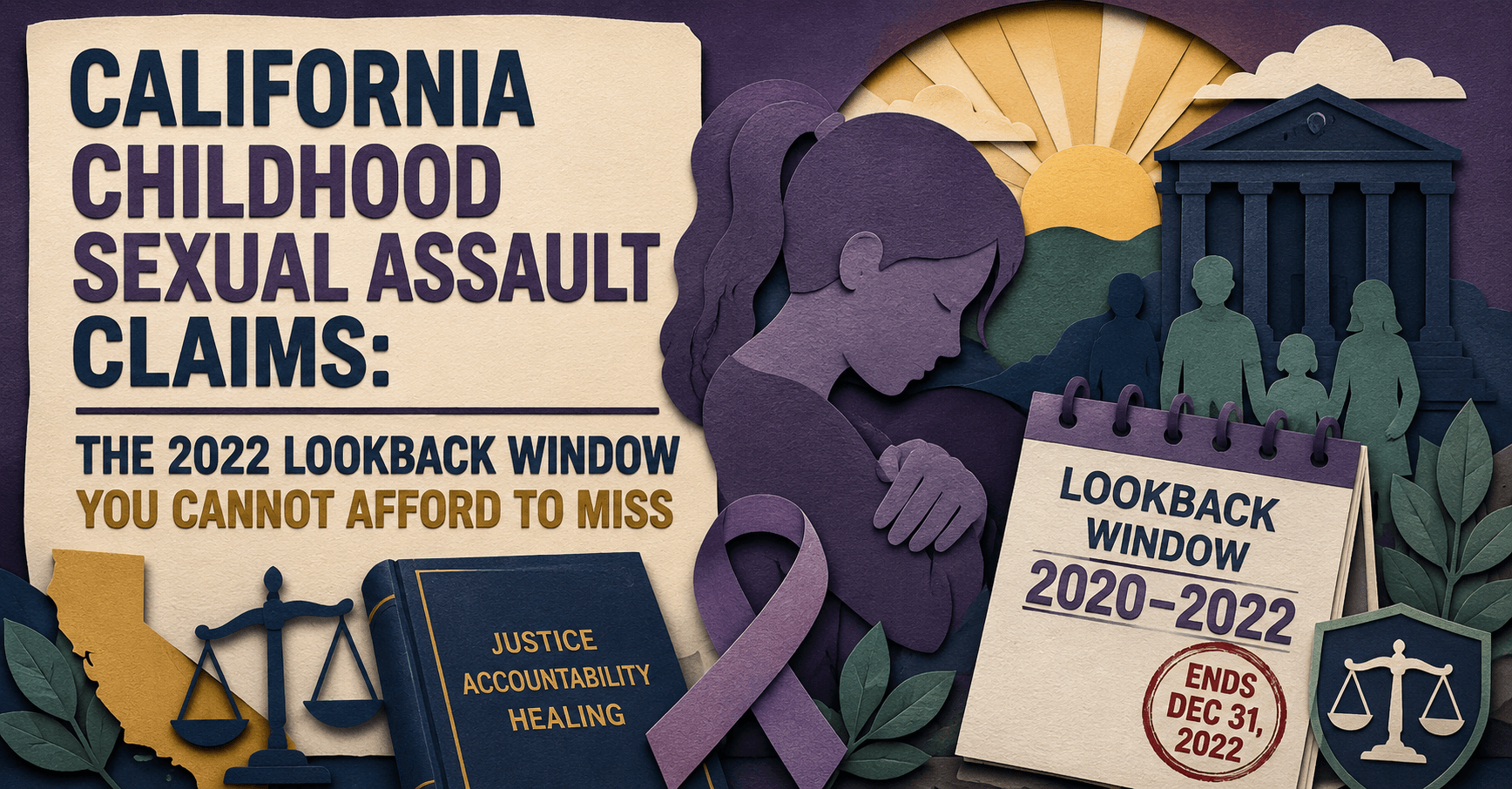 California childhood sexual assault claims reminder