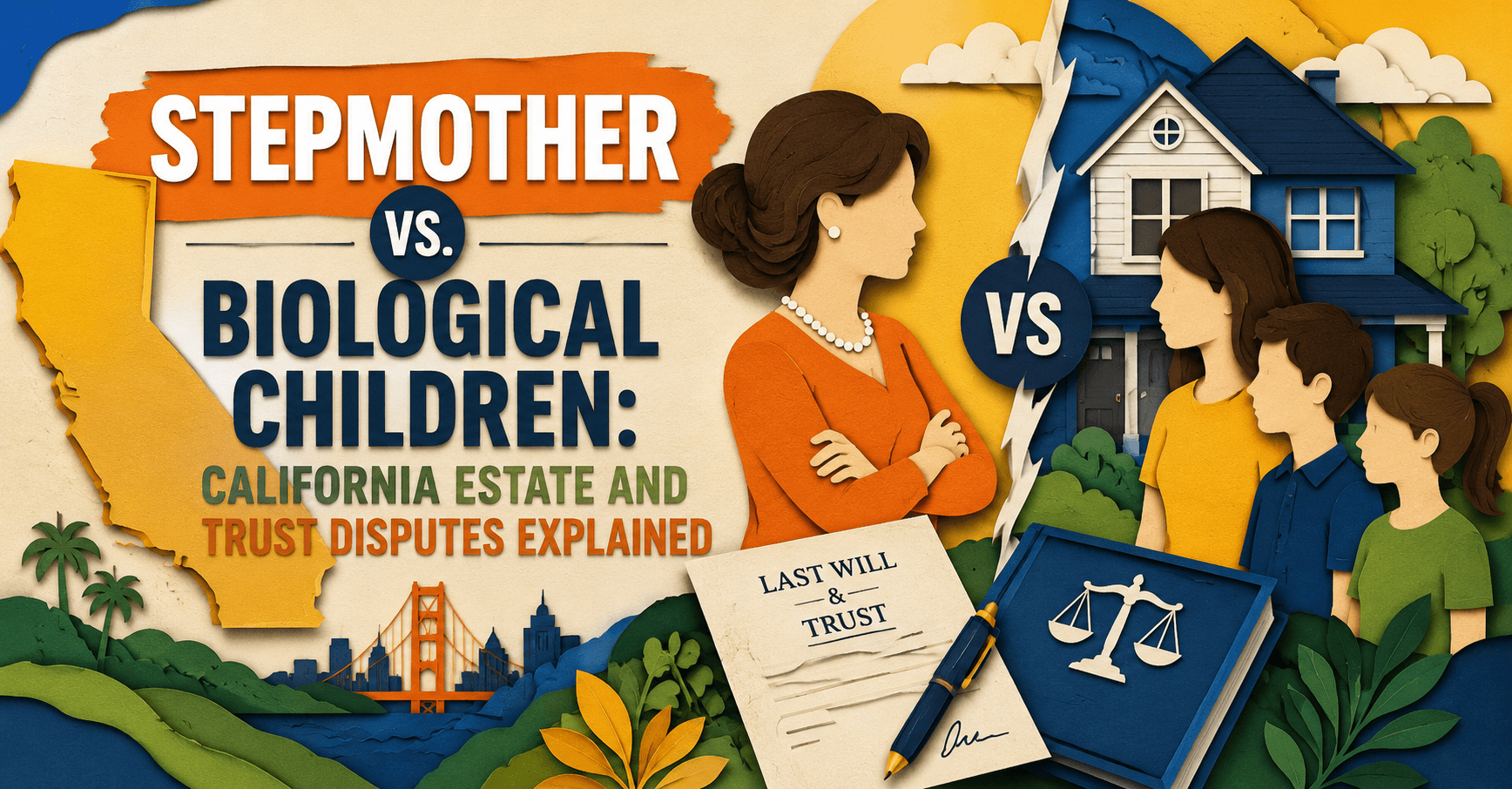 Stepmother vs. Biological Children: California Estate and Trust Disputes Explained