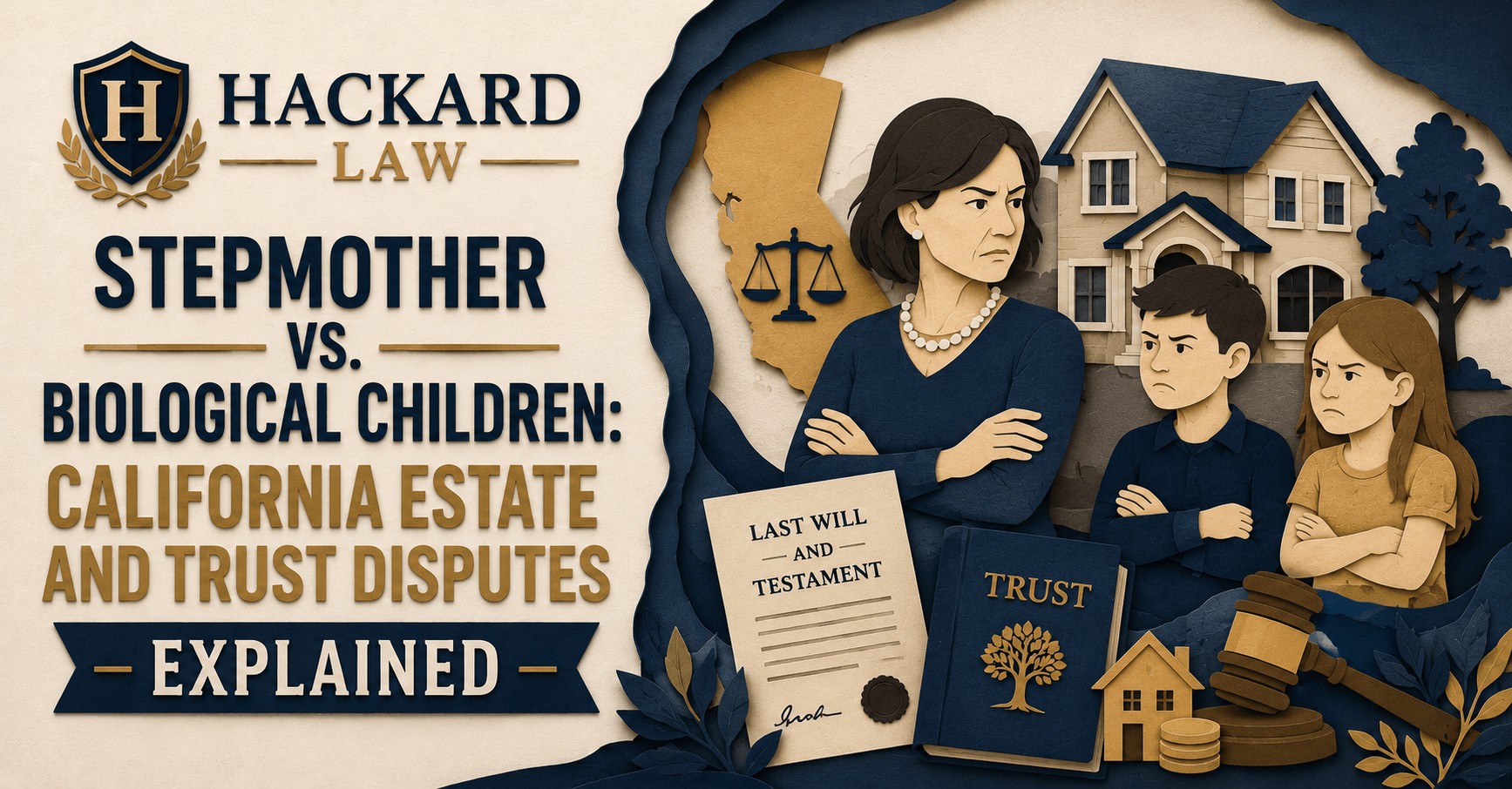 Stepmother vs. Biological Children: California Estate and Trust Disputes Explained