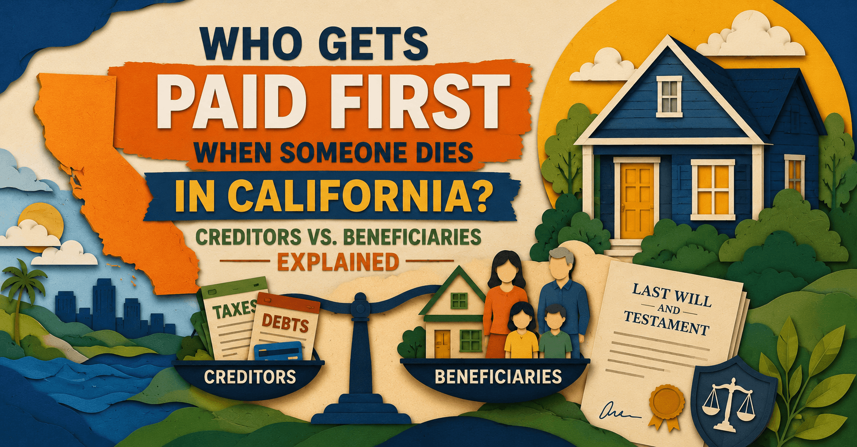 Who Gets Paid First When Someone Dies in California? Creditors vs. Beneficiaries Explained