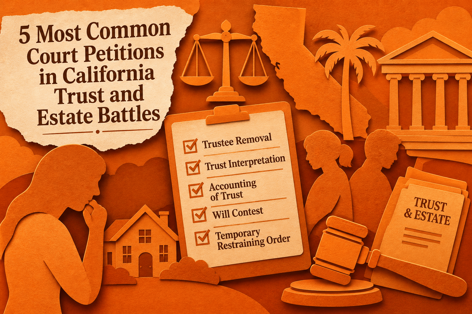 5 Most Common Court Petitions in California Trust and Estate Battles
