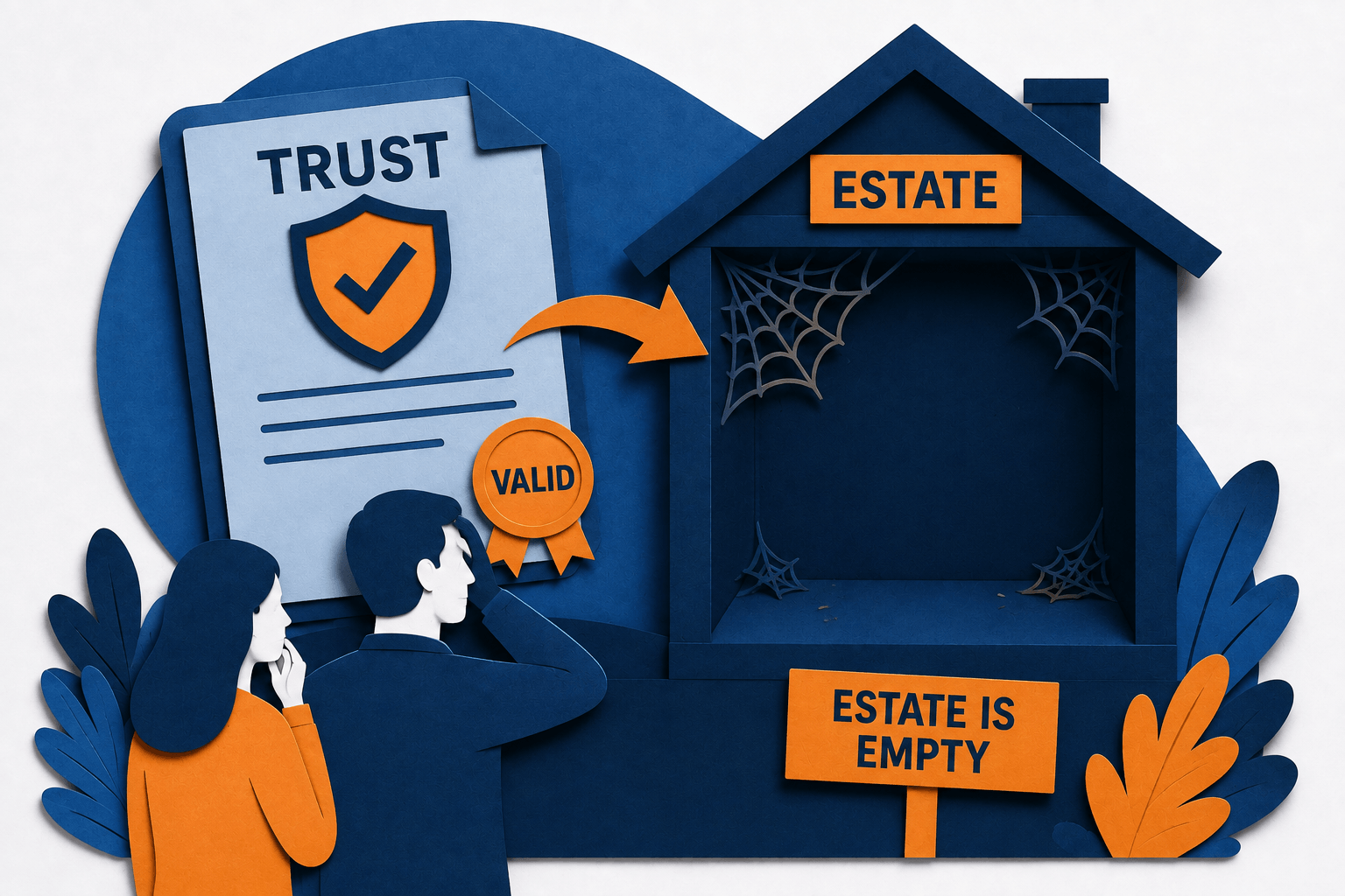 Pre-Death Estate Stripping When the Trust Is Valid but the Estate Is Empty