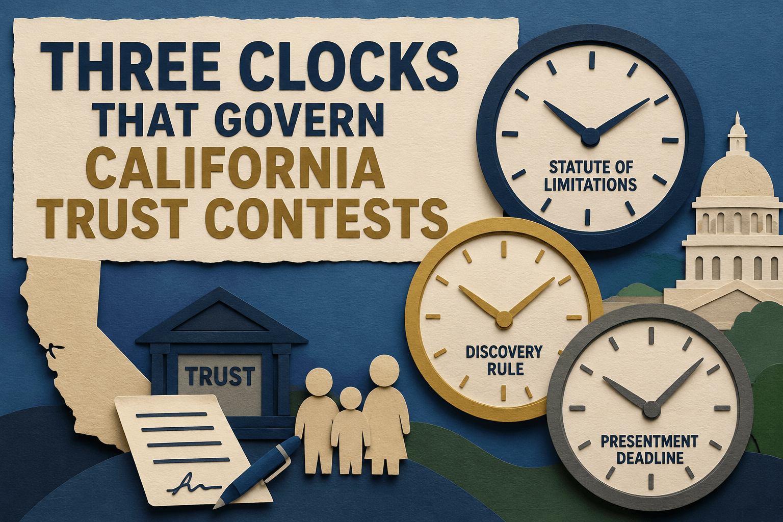 What happens if I missed the 120-day trust contest deadline in California