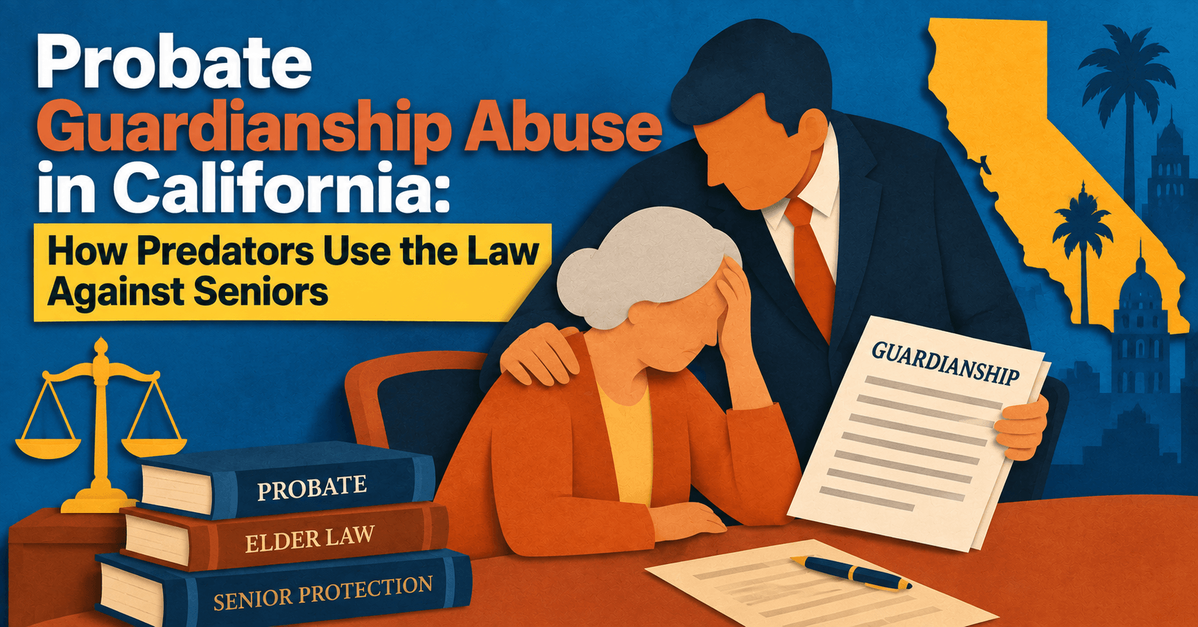 Probate Guardianship Abuse in California: How Predators Use the Law Against Seniors