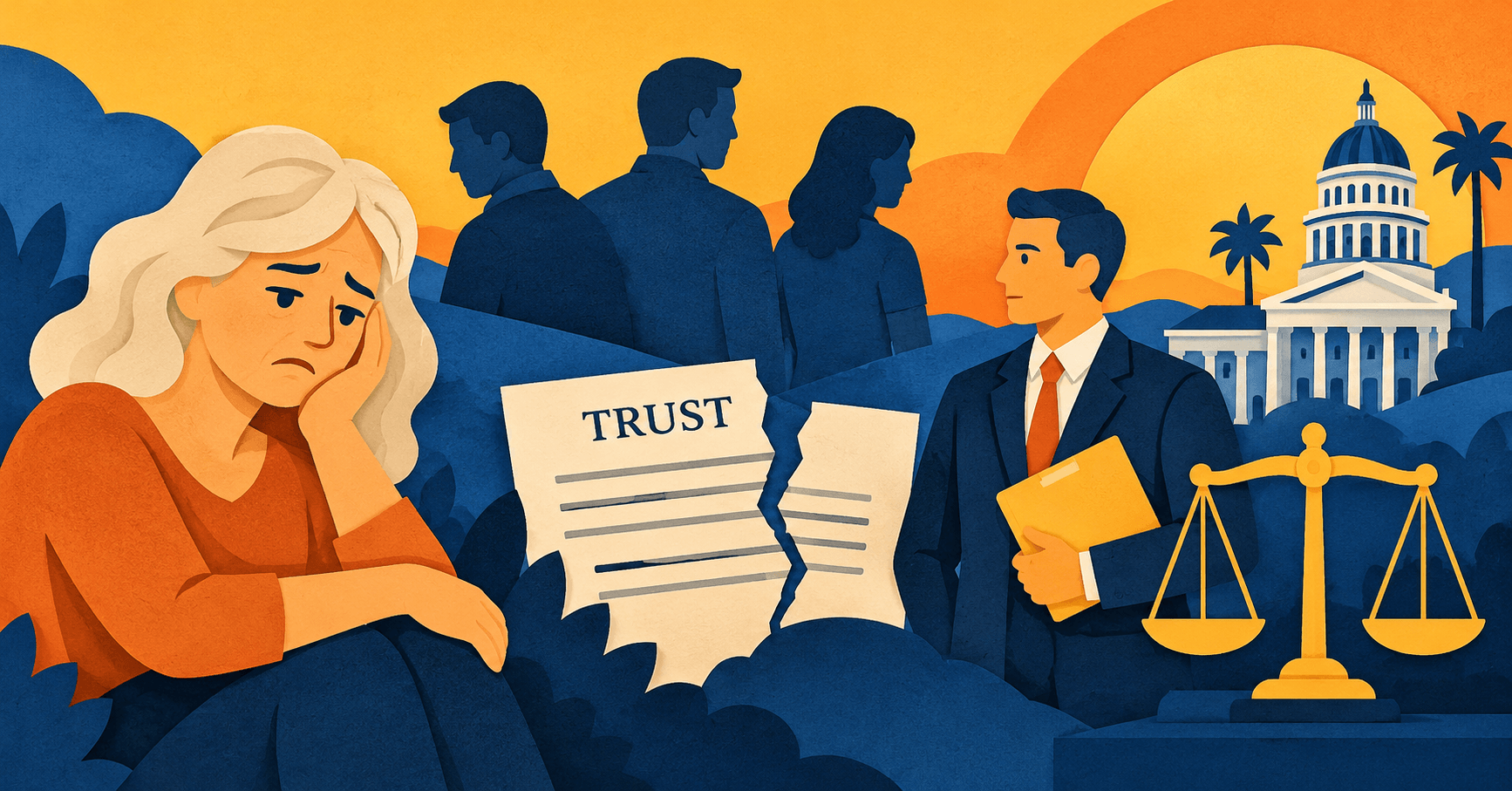 Broken Trust, Legal Support in California (1)